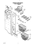 Diagram for 05 - Freezer Liner