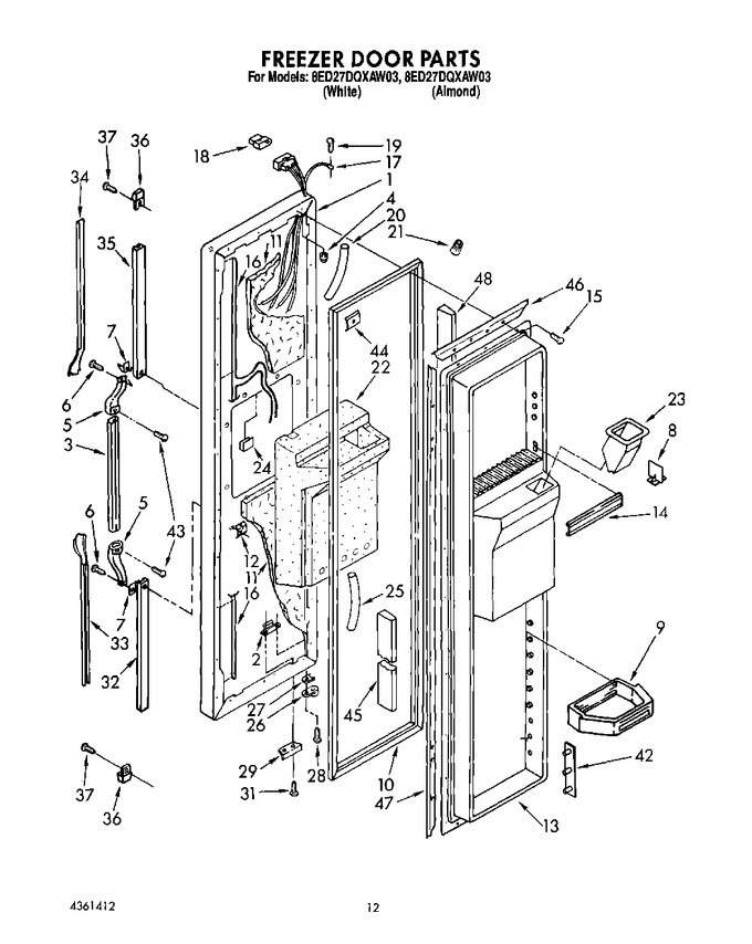 Diagram for 8ED27DQXAW03