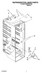 Diagram for 02 - Refrigerator Liner Parts