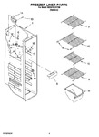 Diagram for 04 - Freezer Liner Parts