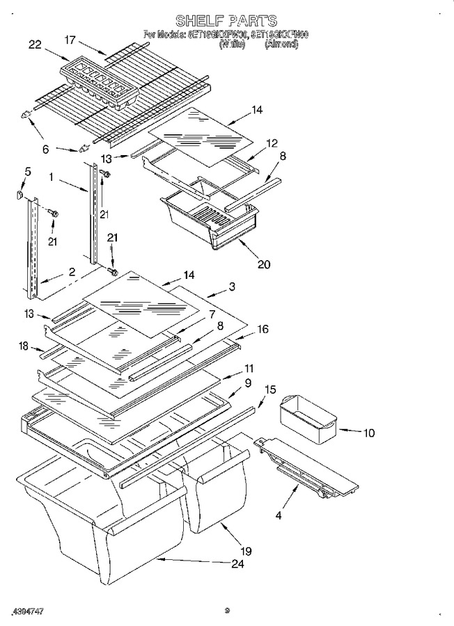 Diagram for 8ET18GKXFW00