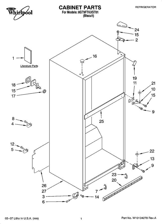 Diagram for 8GT9FTKXST01