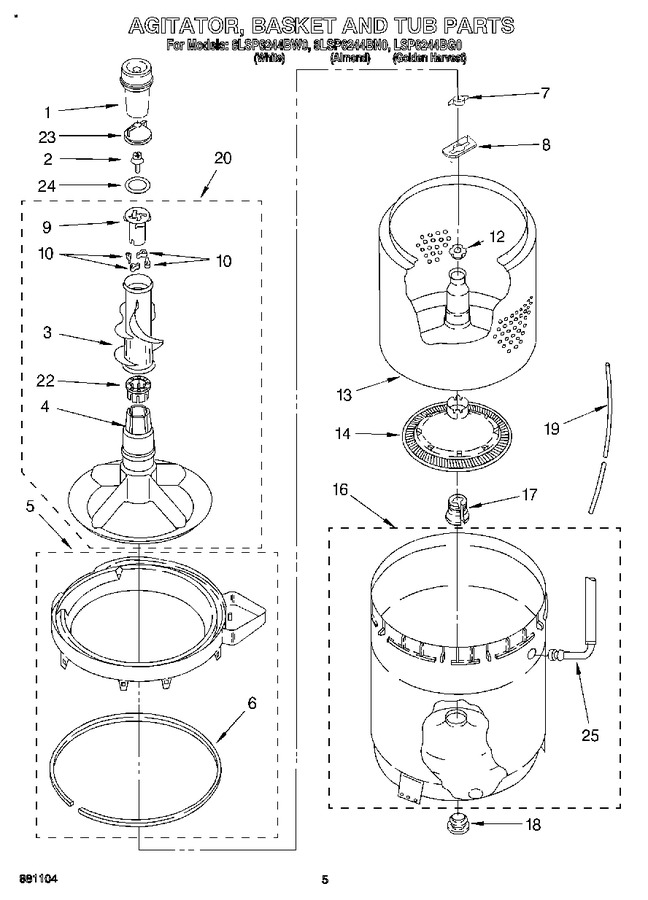 Diagram for 8LSP6244BW0