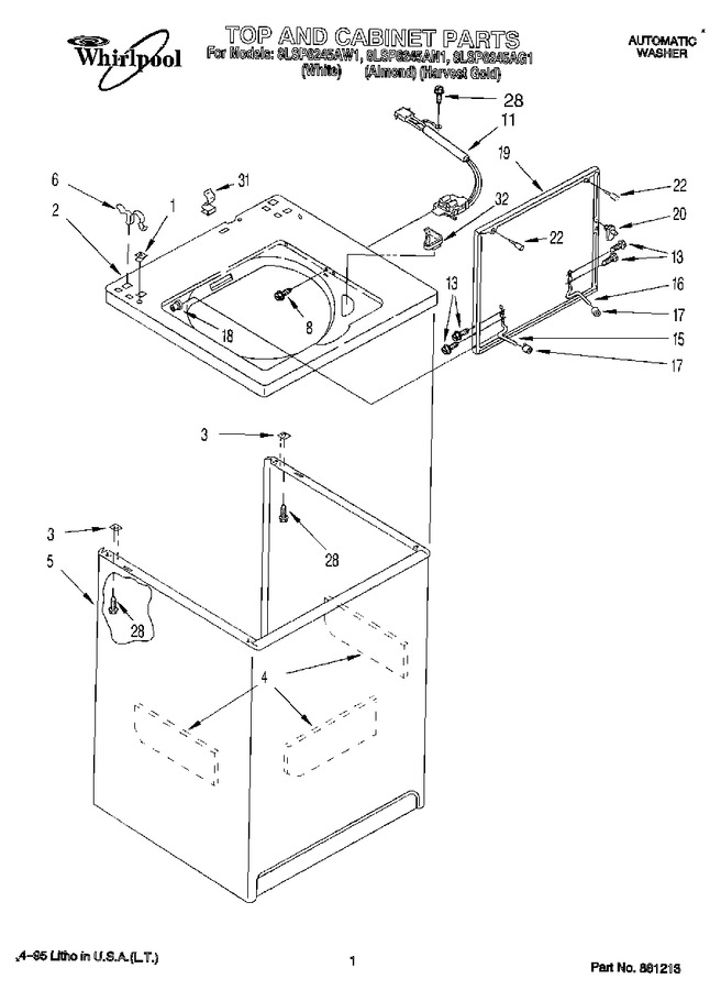 Diagram for 8LSP8245AN1