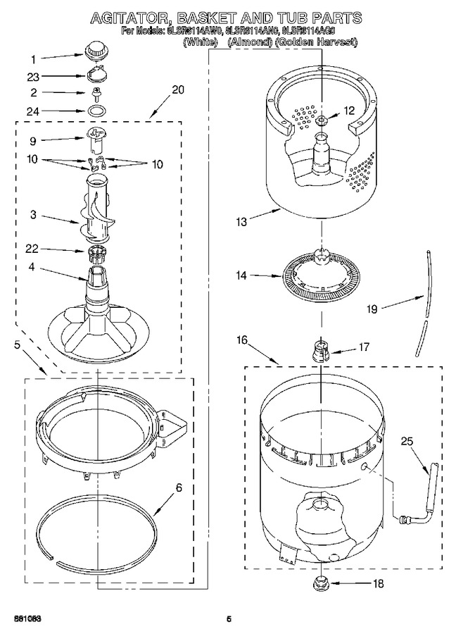 Diagram for 8LSR6114AW0