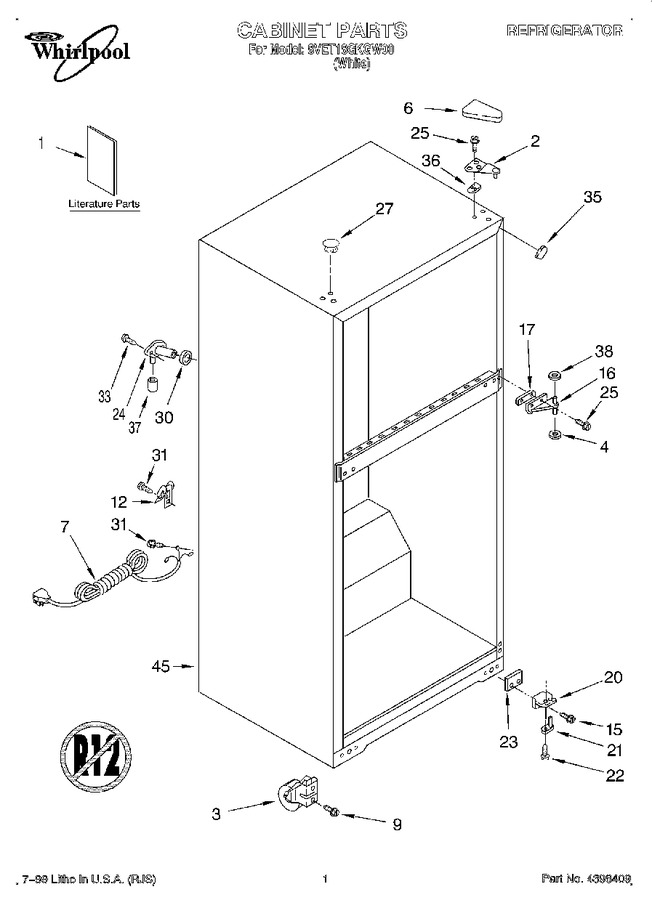 Diagram for 8VET18GKGW00