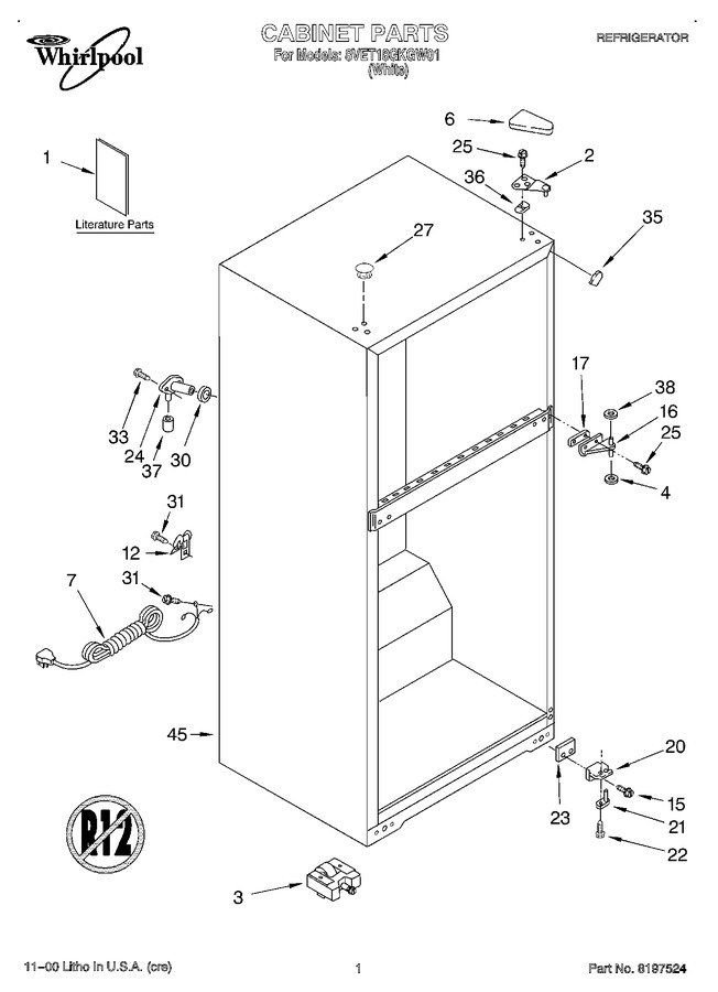 Diagram for 8VET18GKGW01