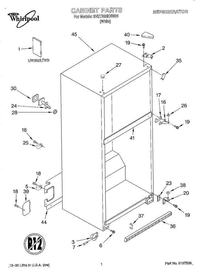 Diagram for 8VET20NKHW01