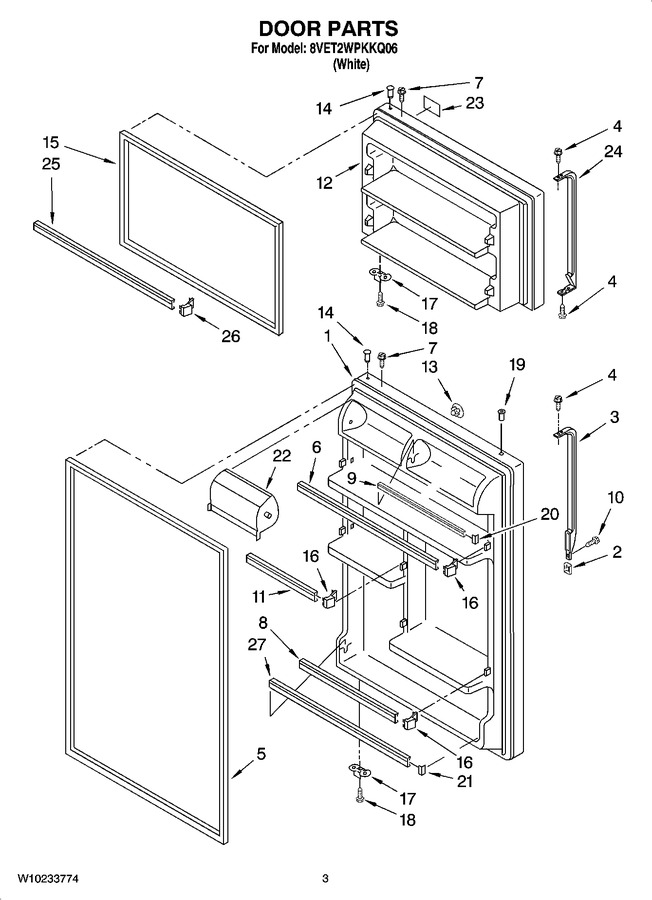 Diagram for 8VET2WPKKQ06