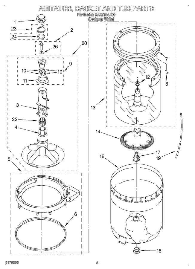 Diagram for 95LEGB5