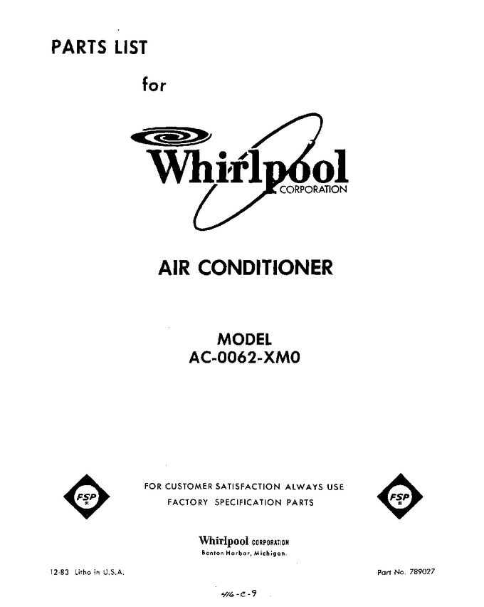 Diagram for AC0062XM0