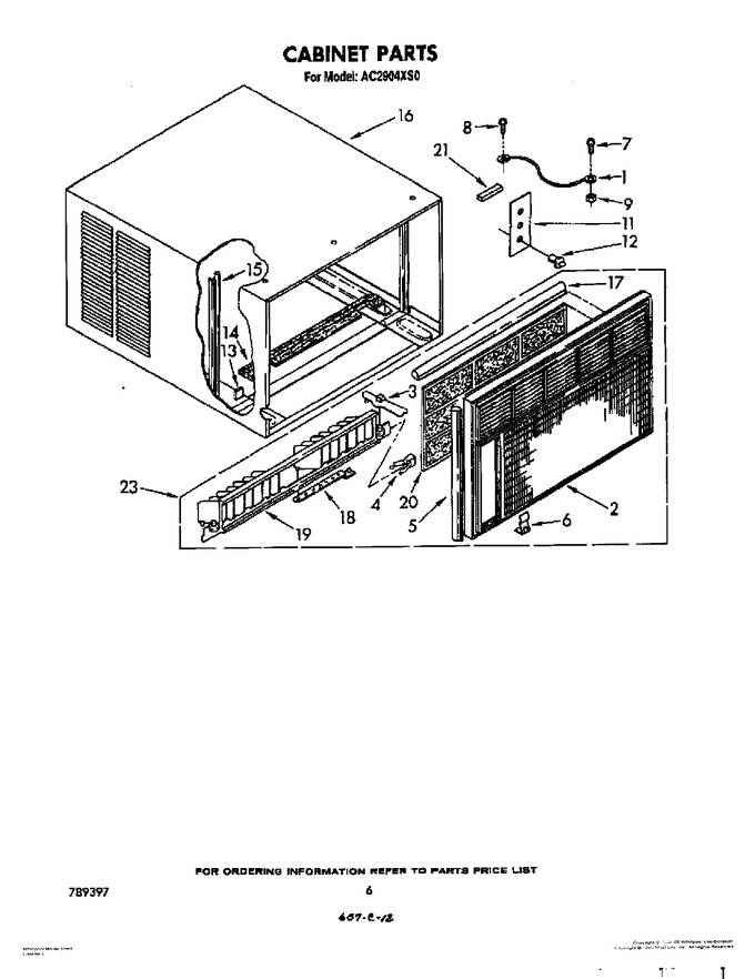 Diagram for AC2904XW0
