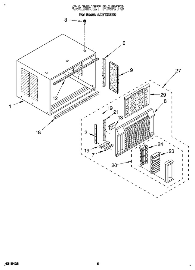Diagram for ACE124XA0