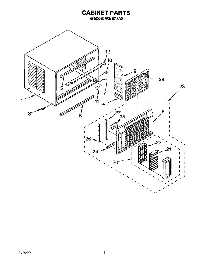 Diagram for ACE184XA0