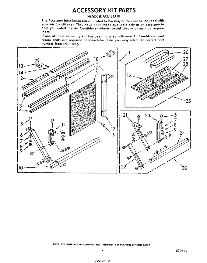 Diagram for ACE184XT0