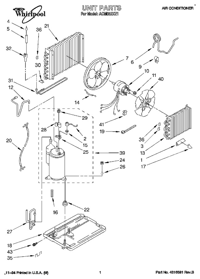 Diagram for ACQ052XZ1