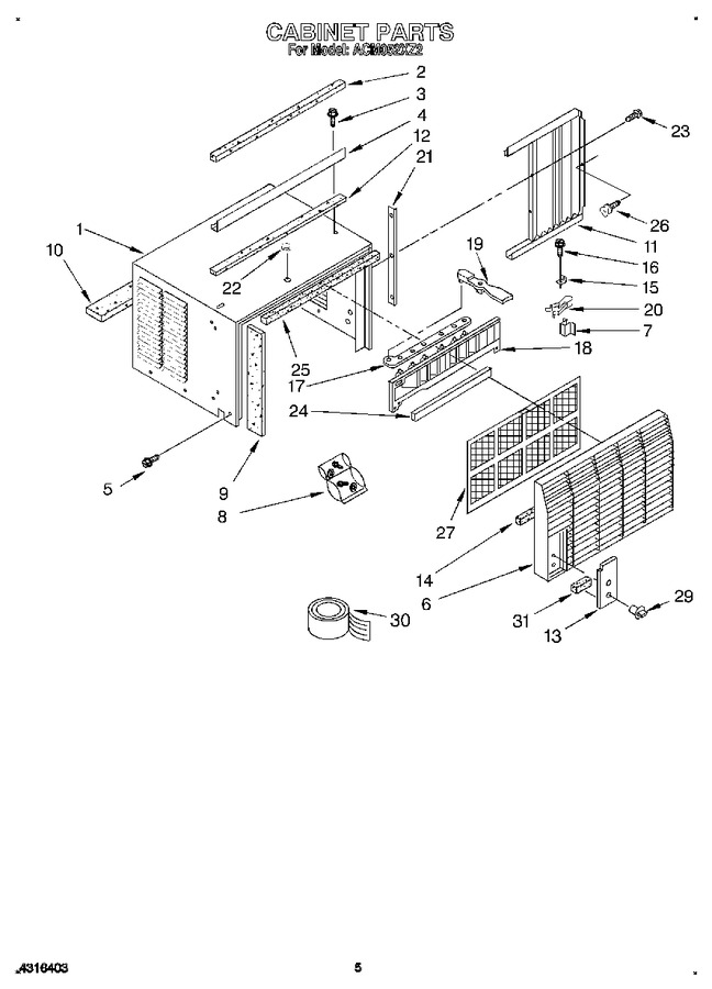 Diagram for ACQ052XZ2