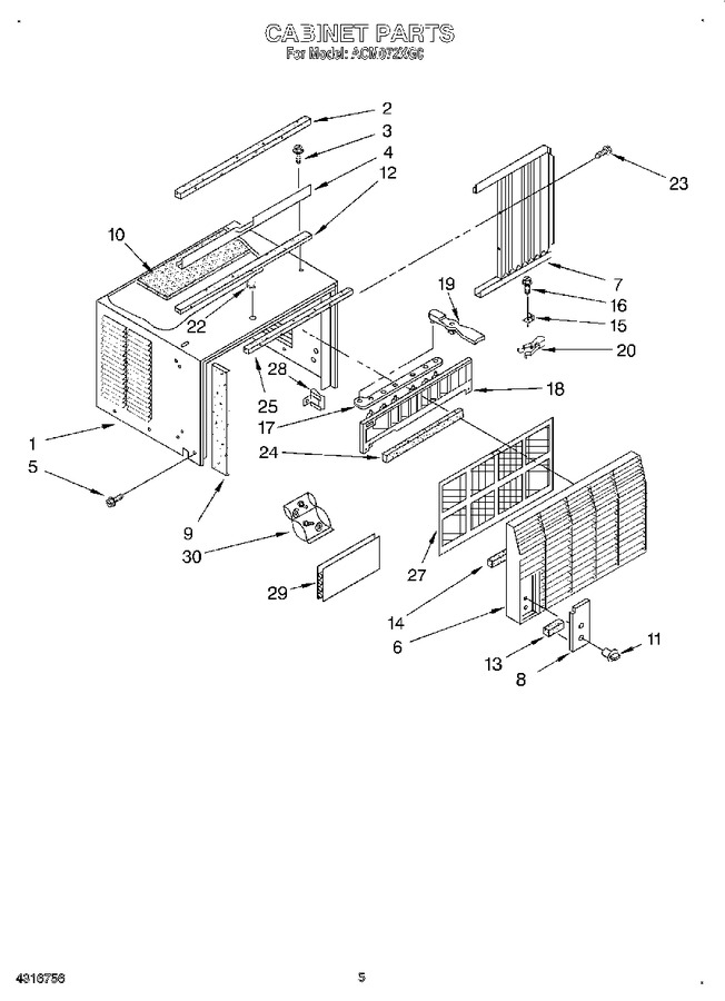 Diagram for ACM072XG0