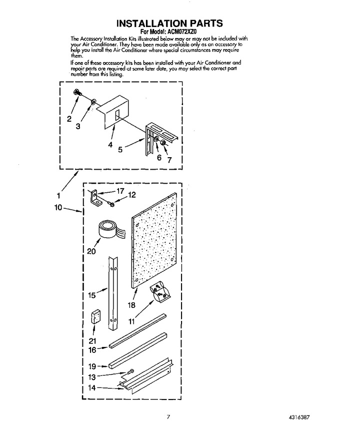 Diagram for ACM072XZ0