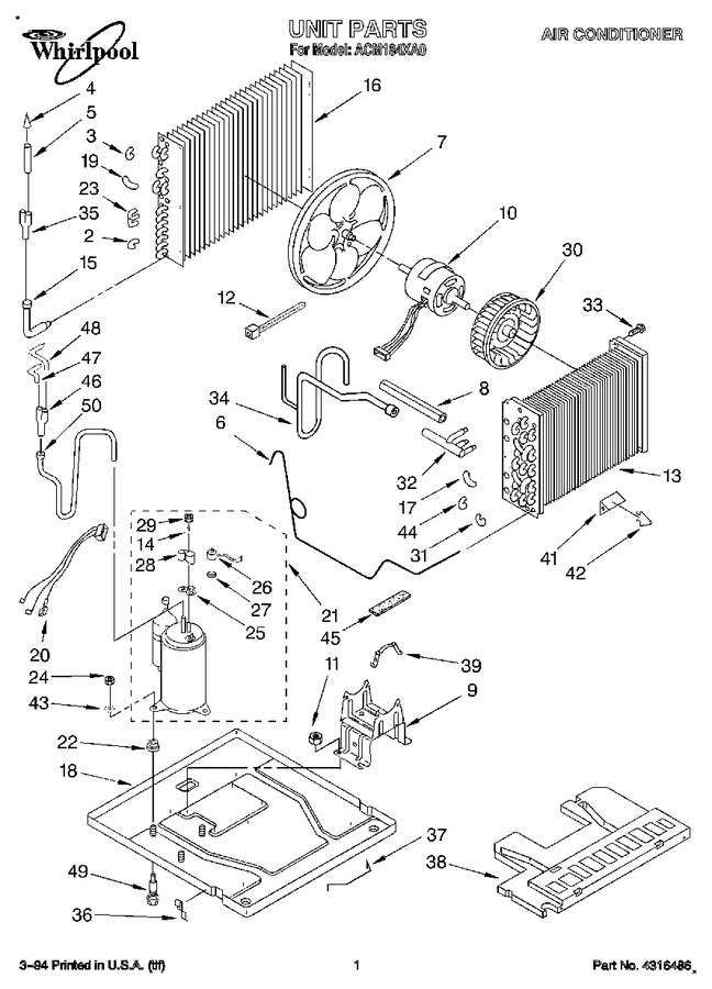 Diagram for ACM184XA0