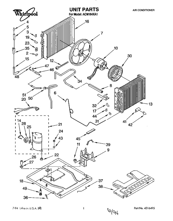 Diagram for ACM184XA1