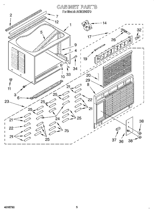 Diagram for ACM254XF0