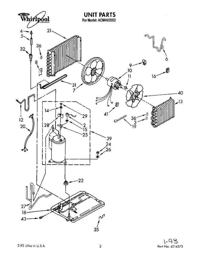 Diagram for ACM492XX2
