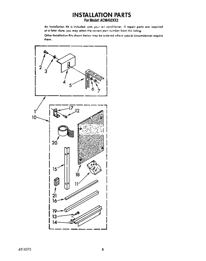 Diagram for ACM492XX2