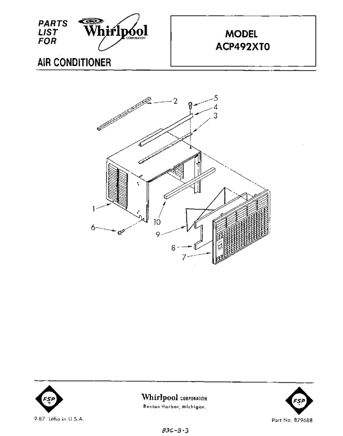 Diagram for ACP492XT0