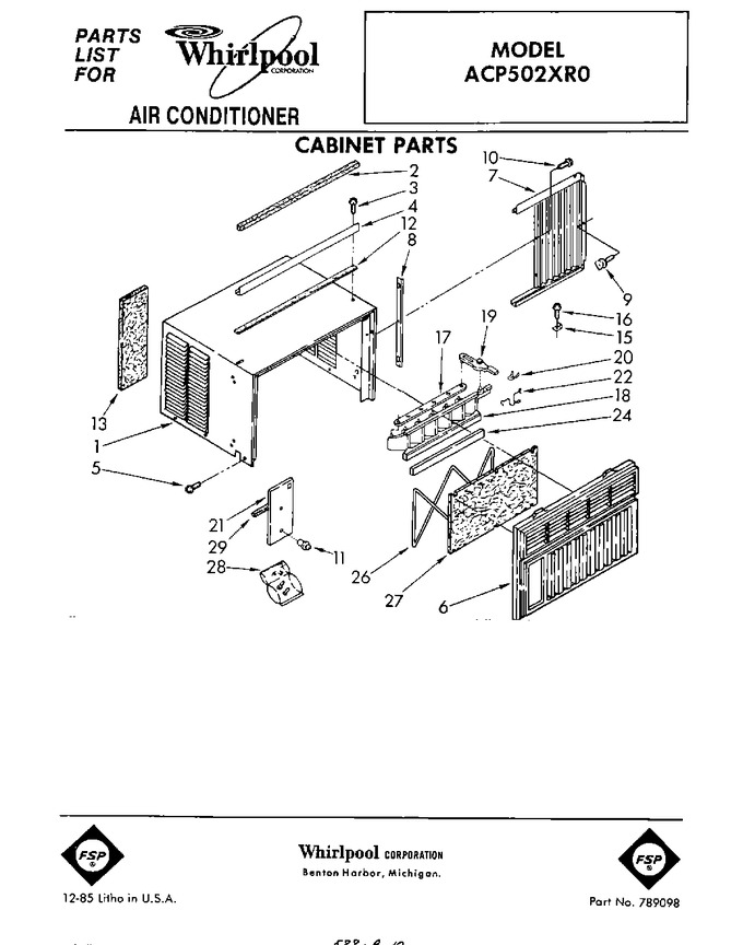 Diagram for ACP502XR0