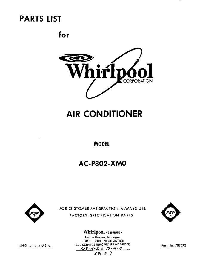 Diagram for ACP802XM0
