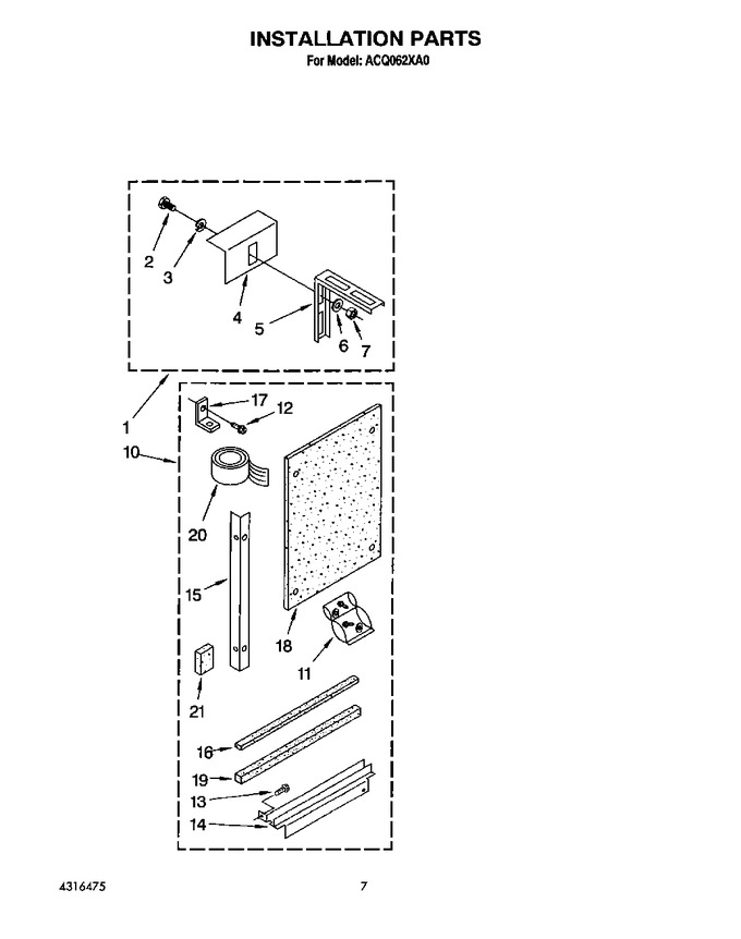 Diagram for ACQ062XA0
