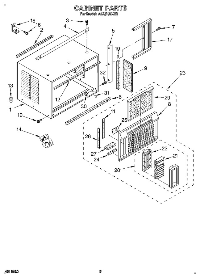 Diagram for ACQ102XD0