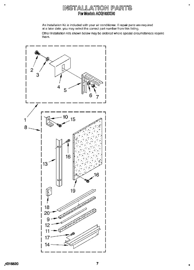Diagram for ACQ102XD0