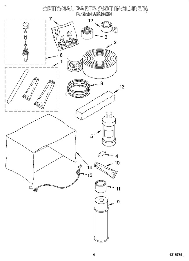 Diagram for ACQ184XG0
