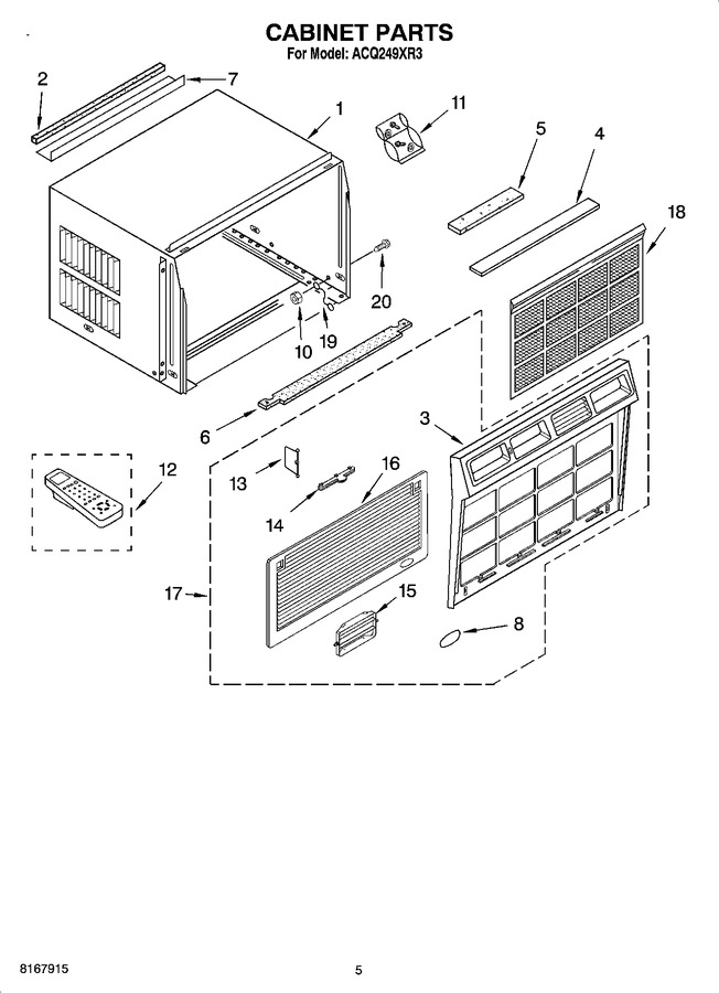 Diagram for ACQ249XR3