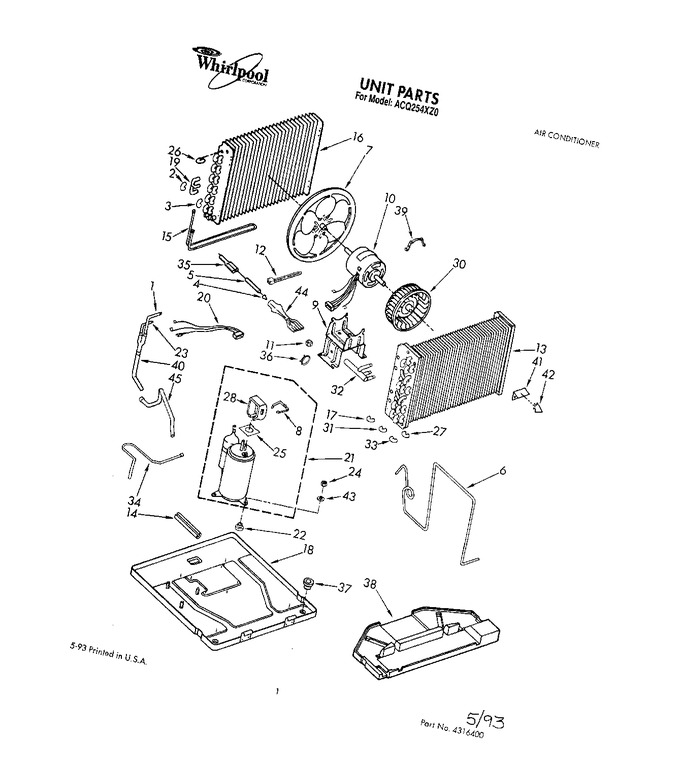 Diagram for ACQ254XZ0