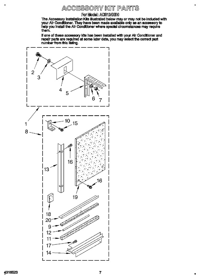 Diagram for ACR124XD0