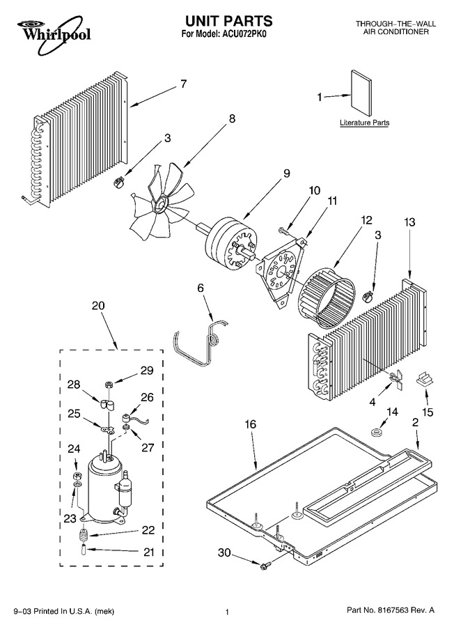 Diagram for ACU072PK0