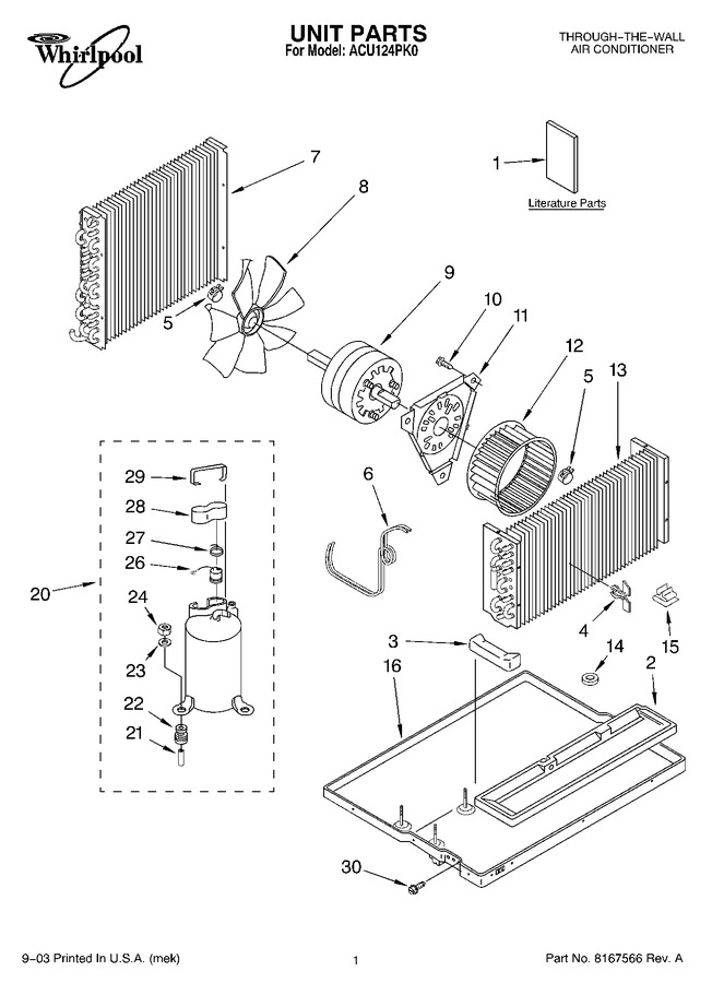 Diagram for ACU124PK0