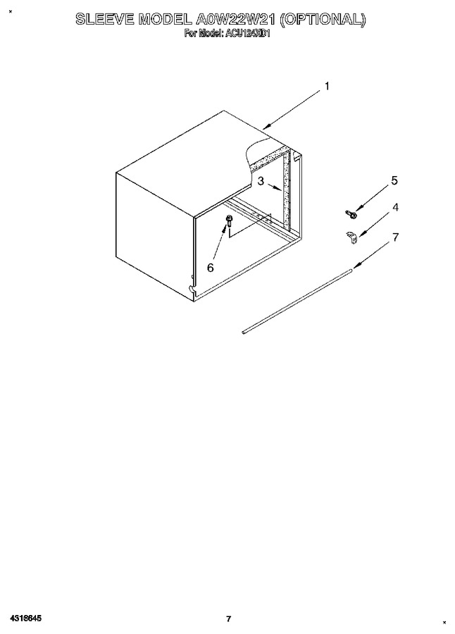 Diagram for ACU124XD1