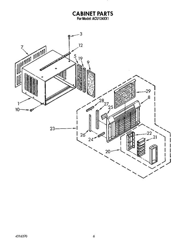Diagram for ACU124XX1