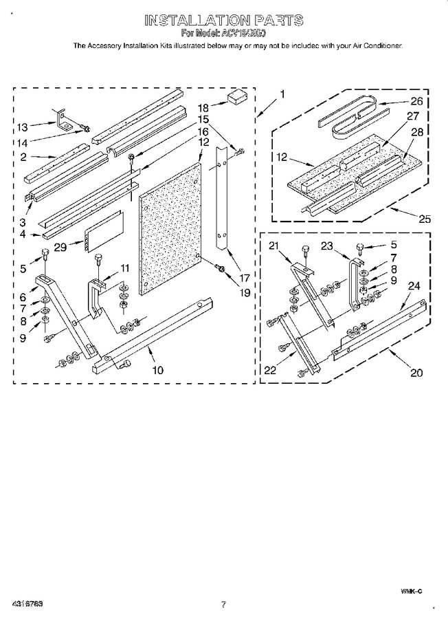 Diagram for ACV184XG0
