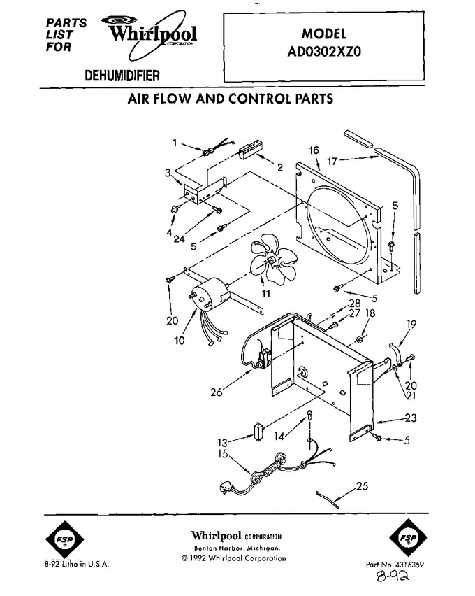 Diagram for AD0302XZ0
