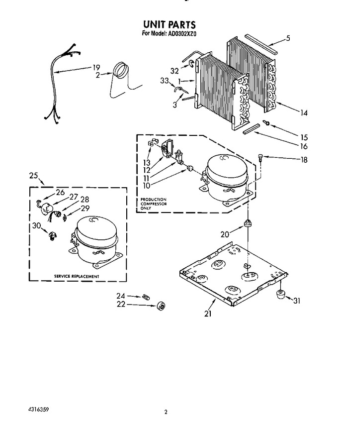 Diagram for AD0302XZ0