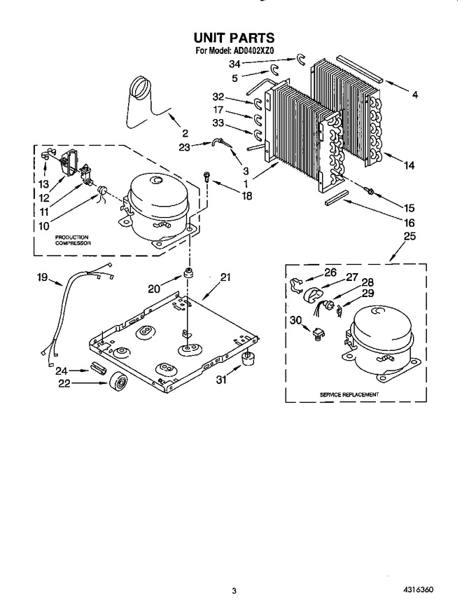 Diagram for AD0402XZ0