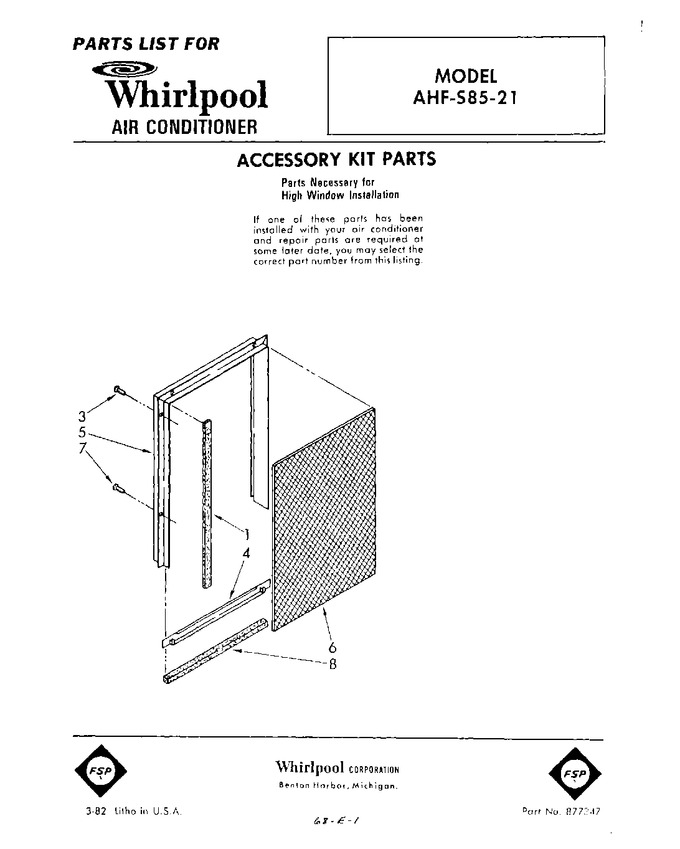 Diagram for AHFS8521