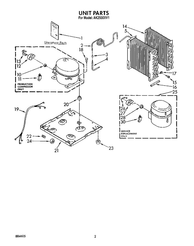 Diagram for AK2500XV1