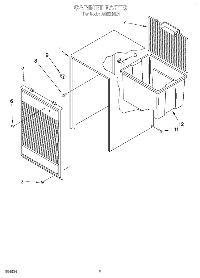 Diagram for AK2500XZ1