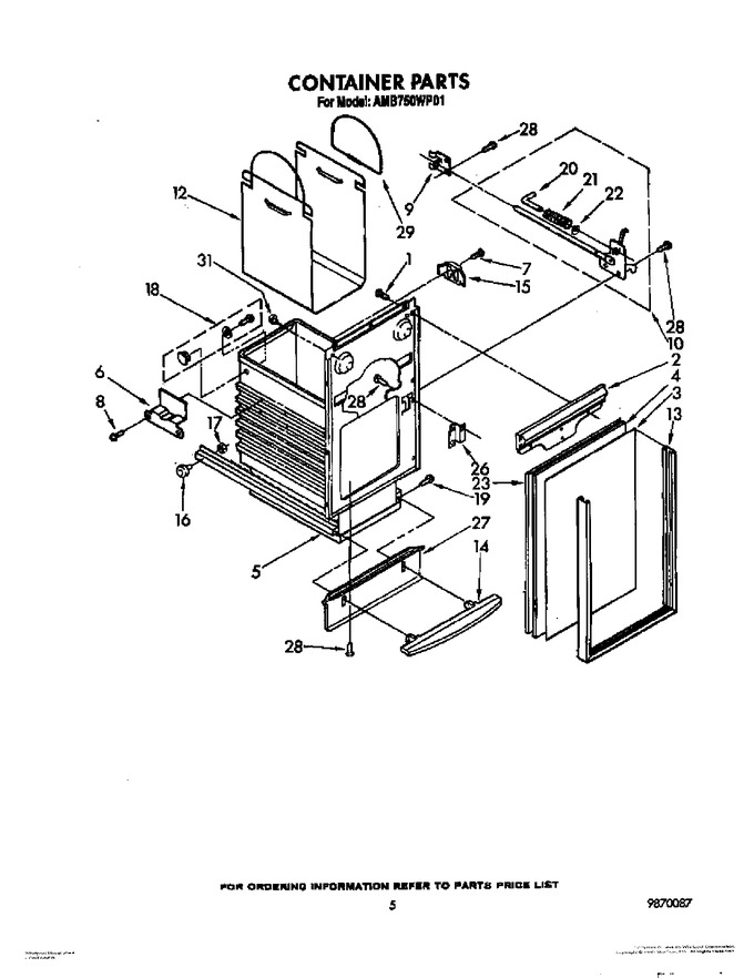 Diagram for AMB750WP01